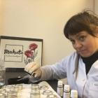 Katarzyna w swoim laboratorium

