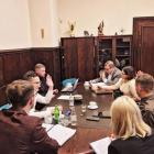 Zarząd Powiatu: Bohdan Stawiski, Rafał Borzyński, Jan Janas, Beata Gryga, Paweł Gołąb...
