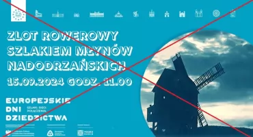 Zlot Rowerowy Szlakiem Młynów Nadodrzańskich przełożony