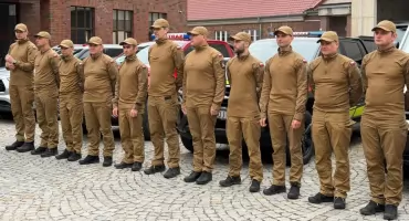 Wołowski strażak w akcji na Lubelszczyźnie. Moduł GFFF ruszył do walki z żywiołem