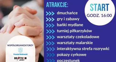 Piknik w Wołowie z okazji Dnia Dziecka i Dnia Rodzicielstwa Zastępczego już jutro