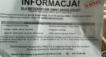 „Bezpłatny audyt’ i dotacje nawet do 170 tys. zł. Mieszkańcy pytają: kto za tym stoi?” 