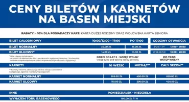 Basen w Wołowie już otwarty. Zobacz ceny, a po godz. 19 wejdziesz za darmo!