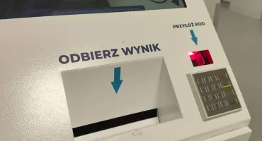 Samodzielny druk wyników badań w przychodni w Brzegu Dolnym