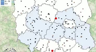 Policyjna mapa wypadków drogowych ze skutkiem śmiertelnym – rosnący bilans wakacji 2026