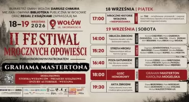 Wołów na dwa dni stanie się centrum mrocznych historii. Przed nami II Festiwal Mrocznych Opowieści