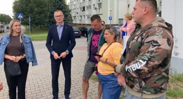 Burmistrz Ireneusz Fura i radni spotkali się z mieszkańcami. Jednym z tematów było bezpieczeństwo na drogach