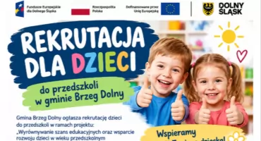 Rusza rekrutacja do projektu edukacyjnego w Gminie Brzeg Dolny.